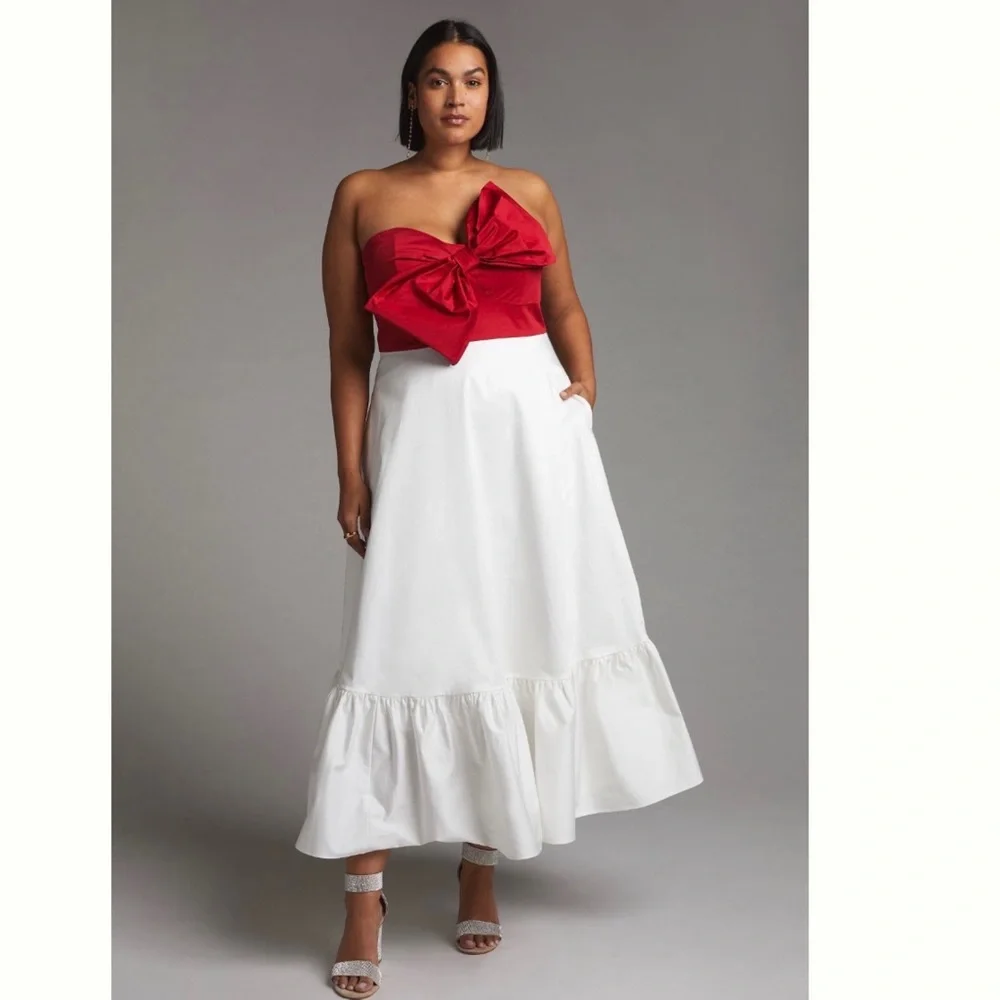 ANTHROPOLOGIE Hutch BOW-TIE Maxi DRESS - Picture 4 of 10